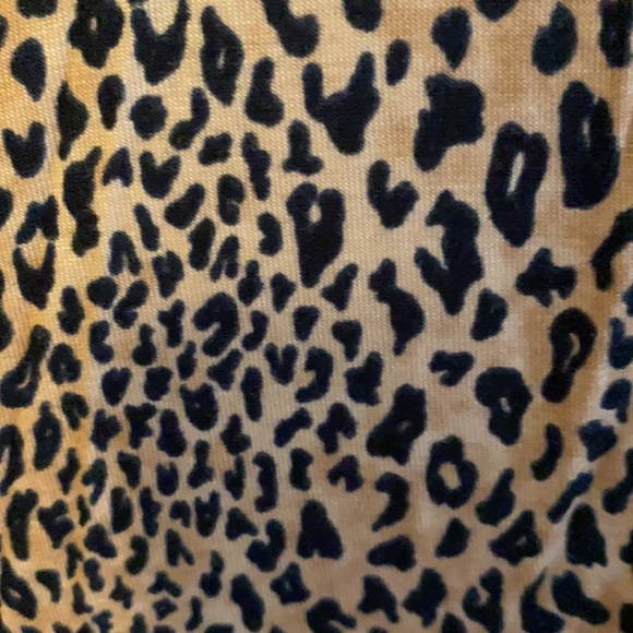 NWT Forever 21 dress sz medium leopard animal print lettuce hem - Picture 8 of 9
